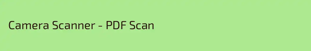  Camera Scanner - PDF Scan